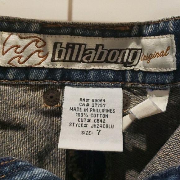 Vintage Billabong Denim Skirt – sz 7 - Picture 3 of 3